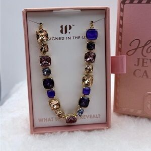 Bomb Party Jewel Candy Bracelet “Jewels First, Always” BR23645 Orchid Peach Gold